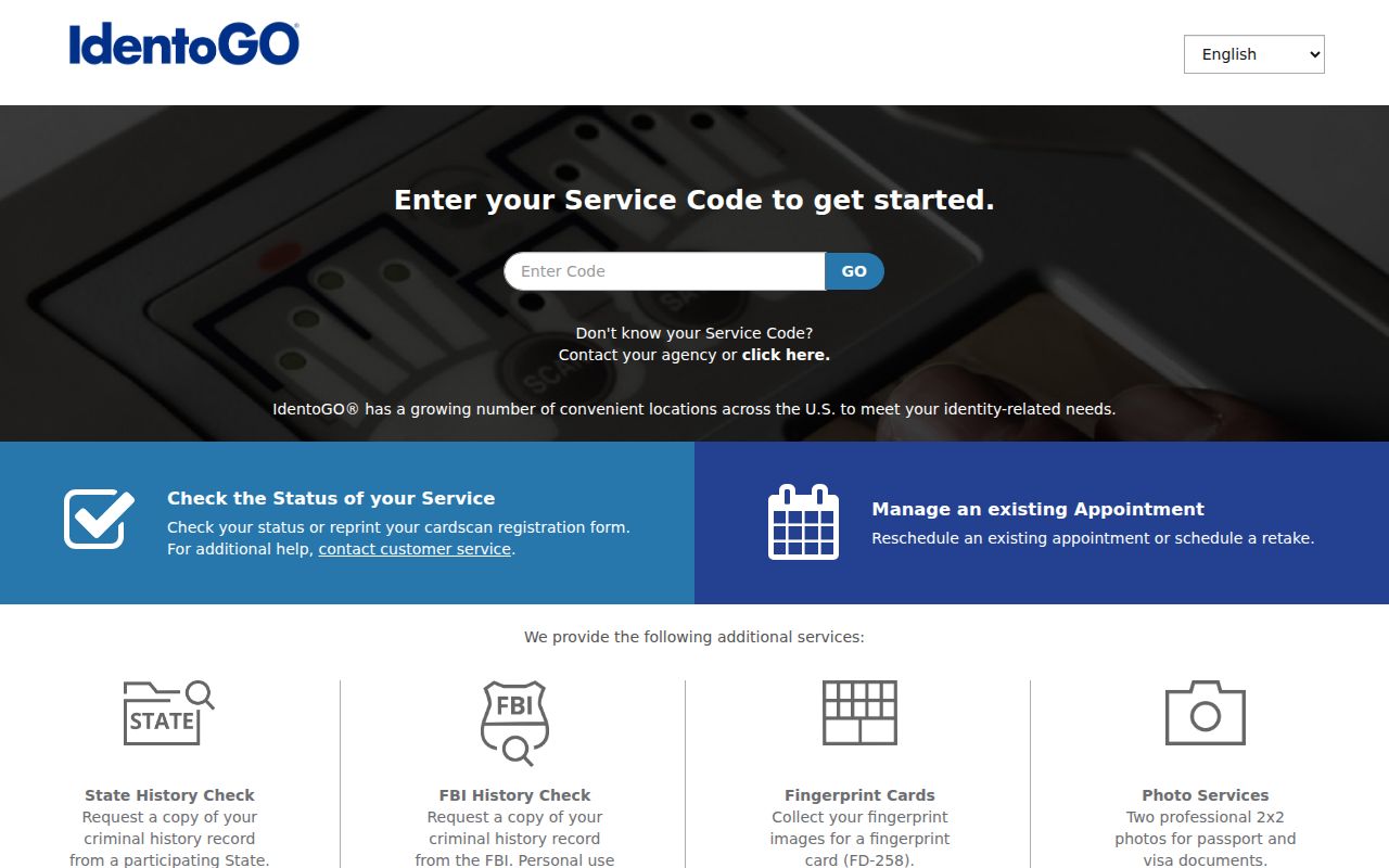 Taylor County arrest history IdentoGO FAST enrollment