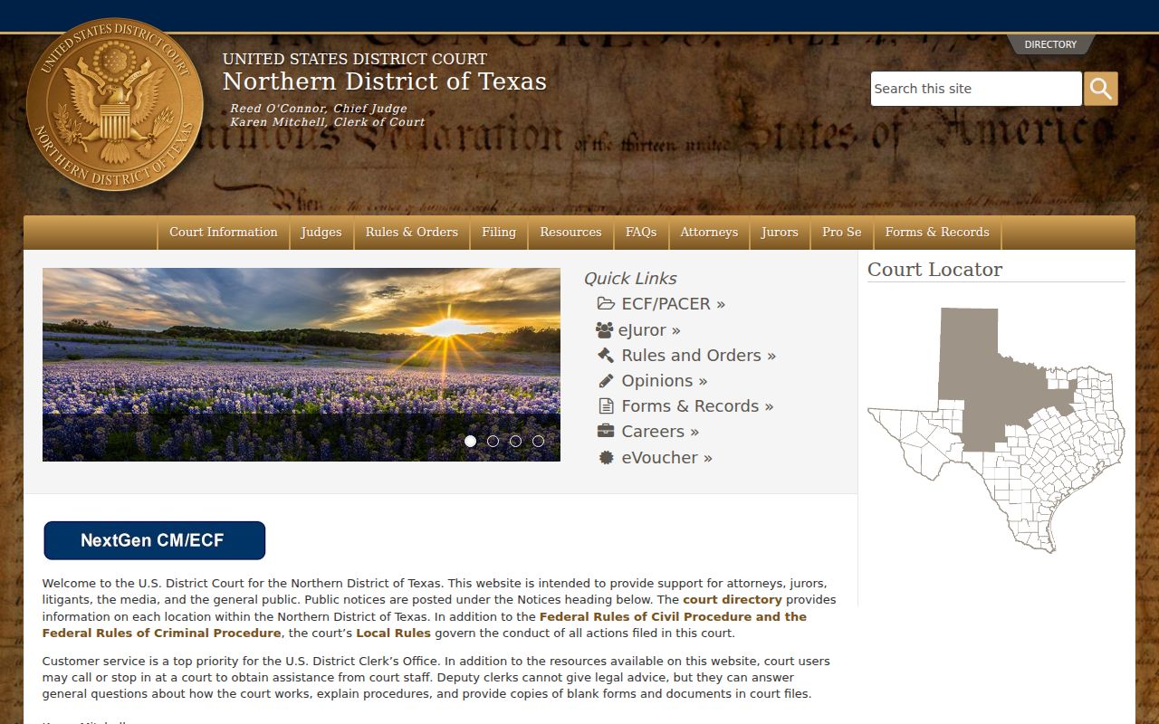 Taylor County criminal court cases Northern District of Texas