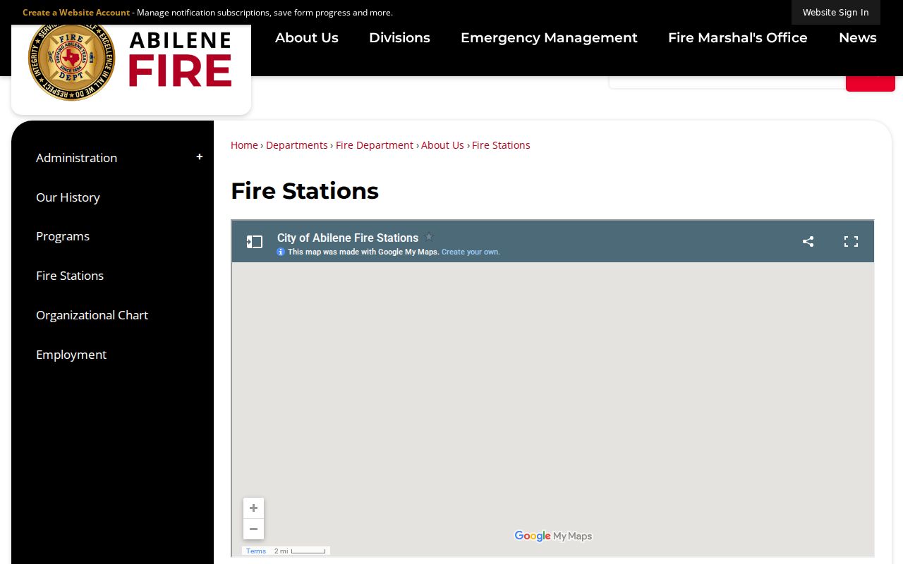 Abilene open records request channel for police and criminal records