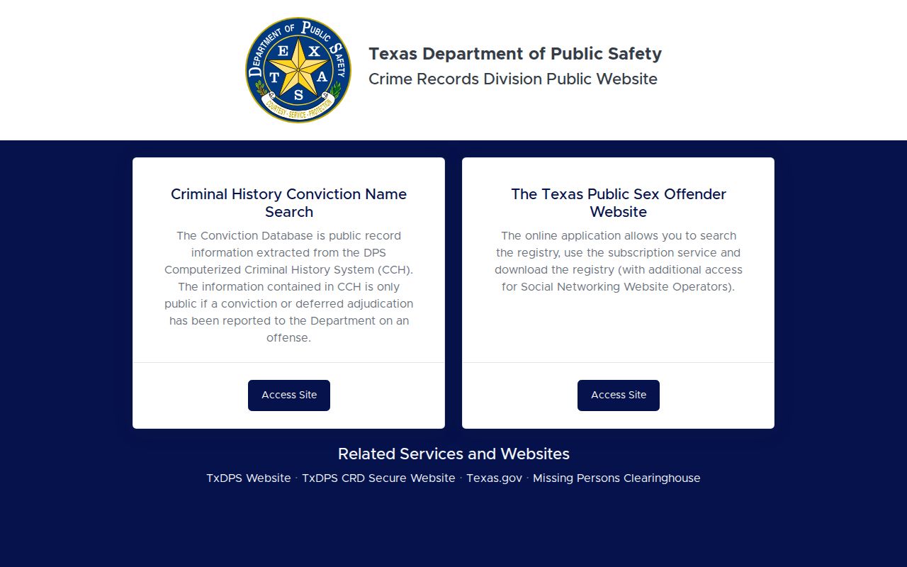 Texas DPS Taylor County criminal history public search